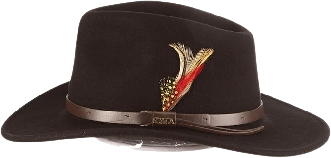 Classico Men's Crushable Felt Outback Hat