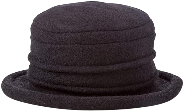 Collezione Women's Boiled 100% Wool Cloche Hat